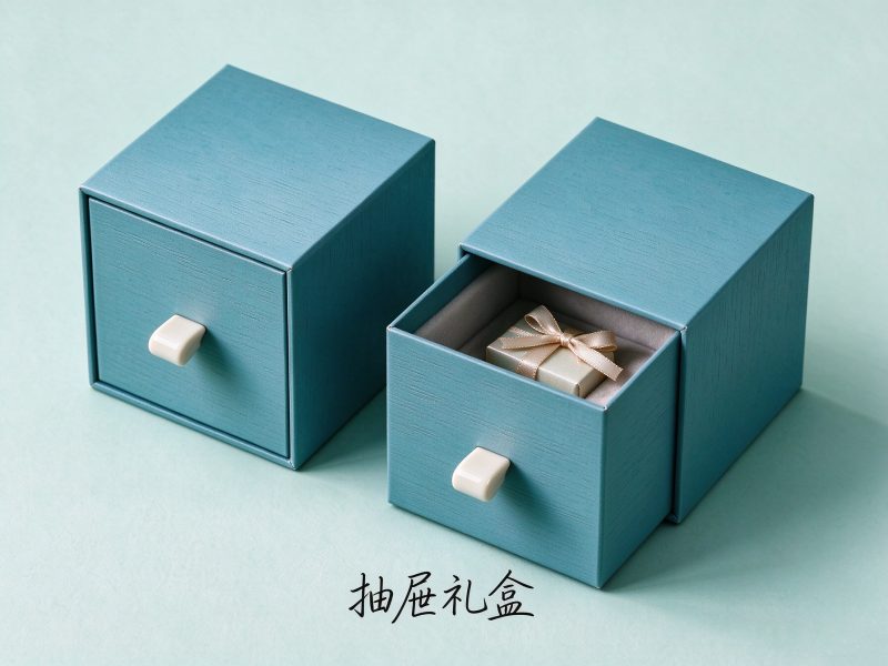 抽屉盒盒型结构示意