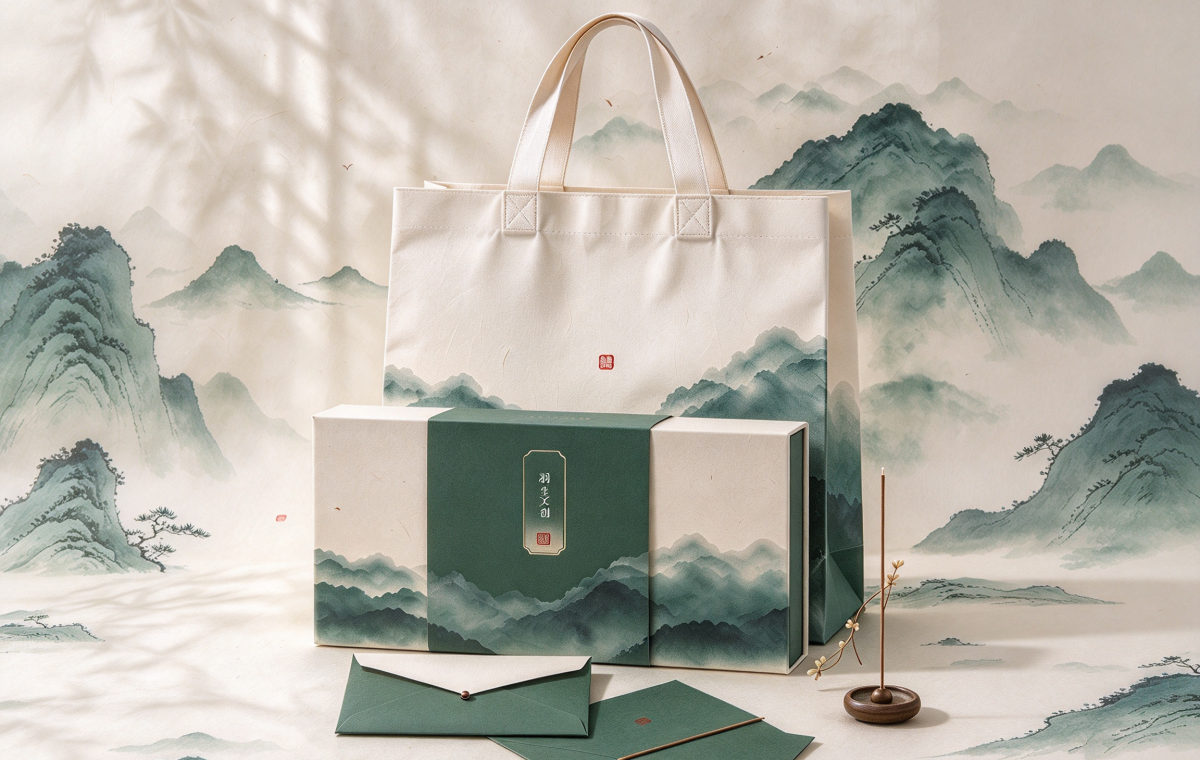 山河青绿·中秋员工福利礼盒