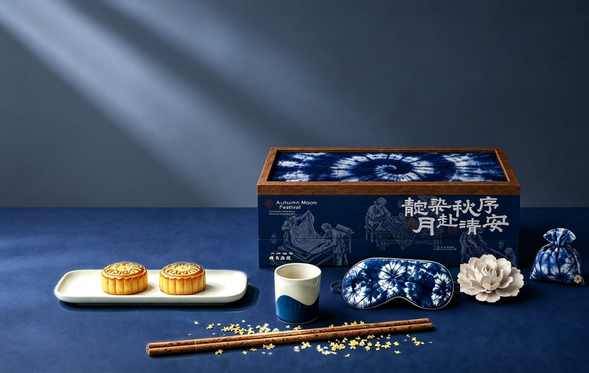 外资咨询企业 · 中秋员工福利扎染国风礼盒